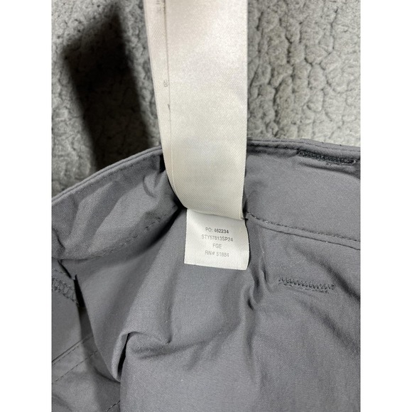 Patagonia Shorts Mens 31 Gray Nylon Stretch Hiking Travel Drawstring Zip Pocket - Picture 10 of 15